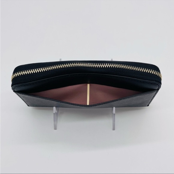 Kate Spade Continental Wallet Black with Pearl Embellish - Picture 4 of 5